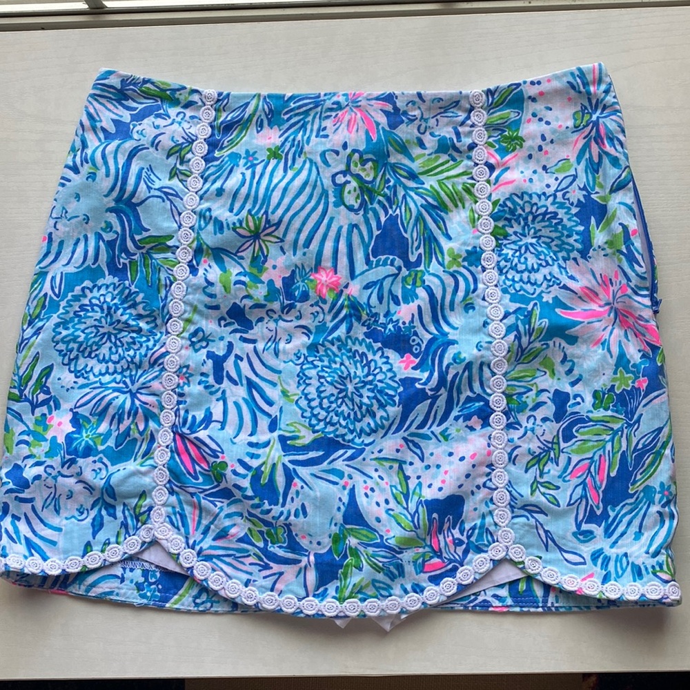 Lilly Pulitzer Patty Skort Lion Around Print